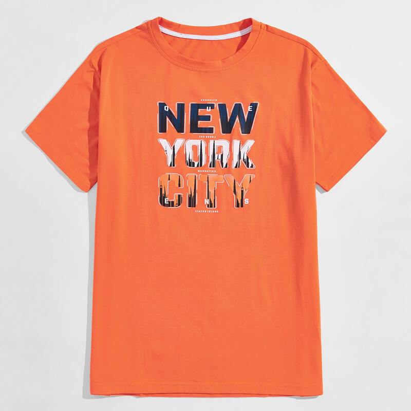 

Guys Letter Tee, Orange