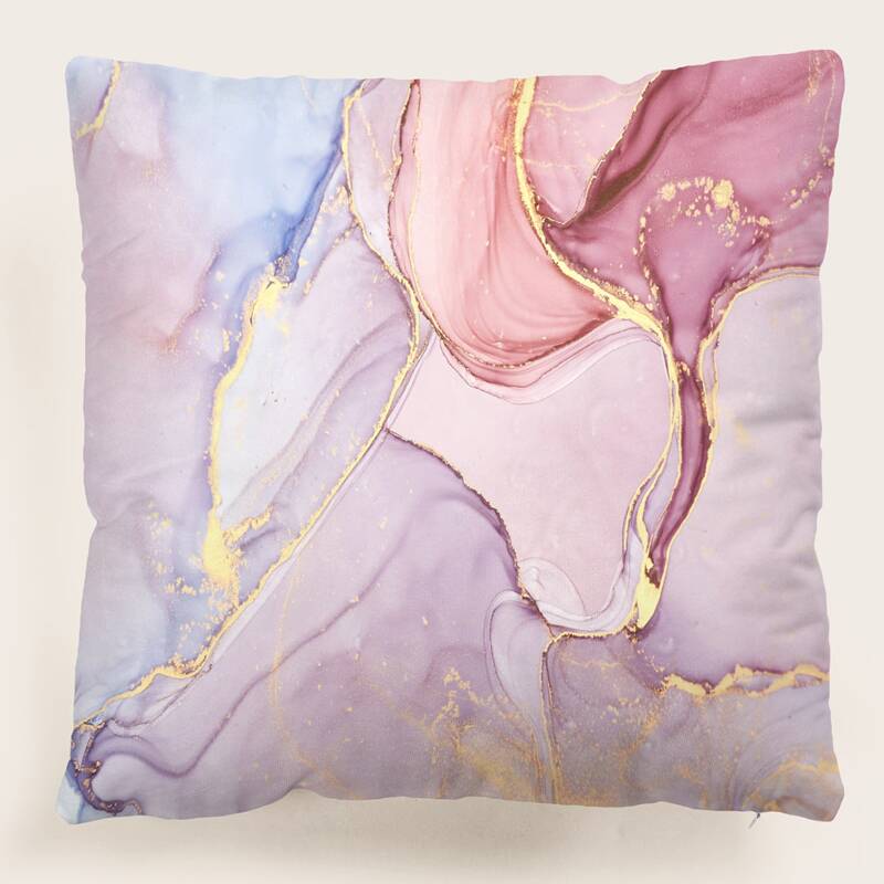 

Marble Pattern Cushion Cover Without Filler, Multicolor