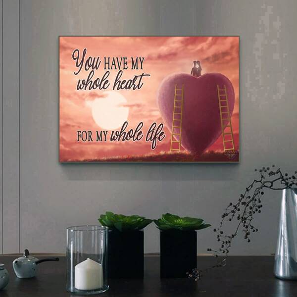 

Slogan Graphic Diamond Painting Without Frame, Multicolor