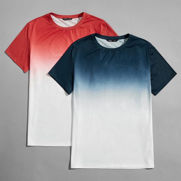 

Men 2 Pack Ombre Top, Multicolor