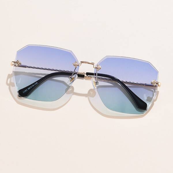 

Tinted Lens Rimless Sunglasses