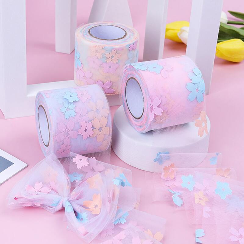 

1roll Floral Pattern Decorative Yarn, Multicolor
