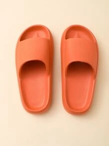極簡風格防滑拖鞋 - 橘色 - 查看 5