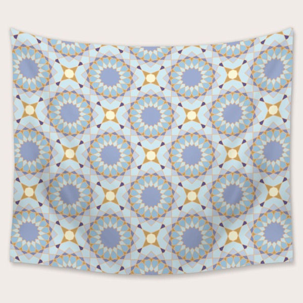 

Geometric Pattern Tapestry, Multicolor