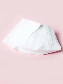 1 paquete Removedor de almohadillas de toallitas de uñas sin pelusa profesional blanco, removedor de esmalte de gel para arte de uñas, almohadillas de quitaesmalte de uñas, almohadillas de uñas para eliminación de esmalte, toallitas desechables para uñas - Blanco - Ver 2