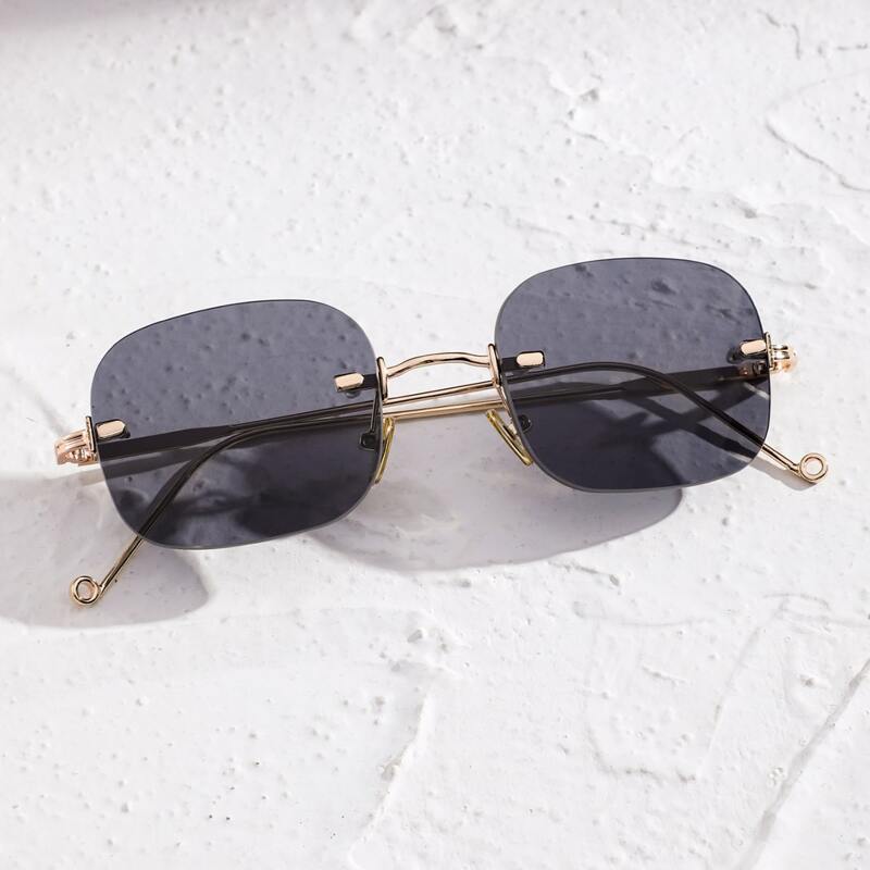 

Square Shape Rimless Sunglasses