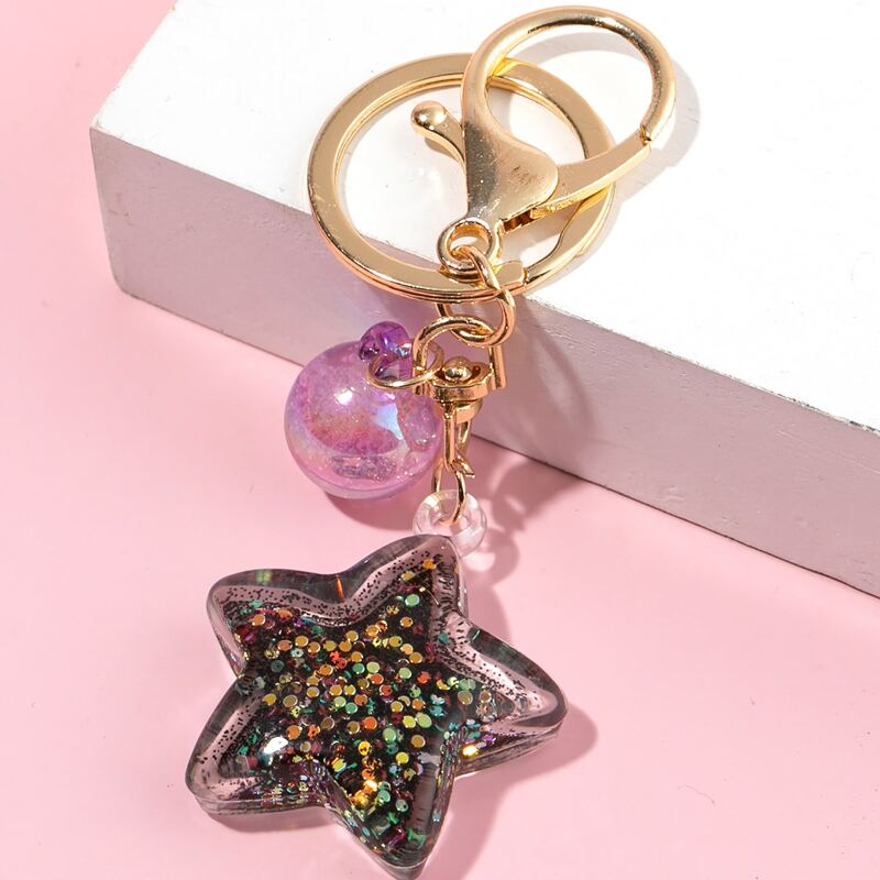 

Star Design Keychain, Multicolor