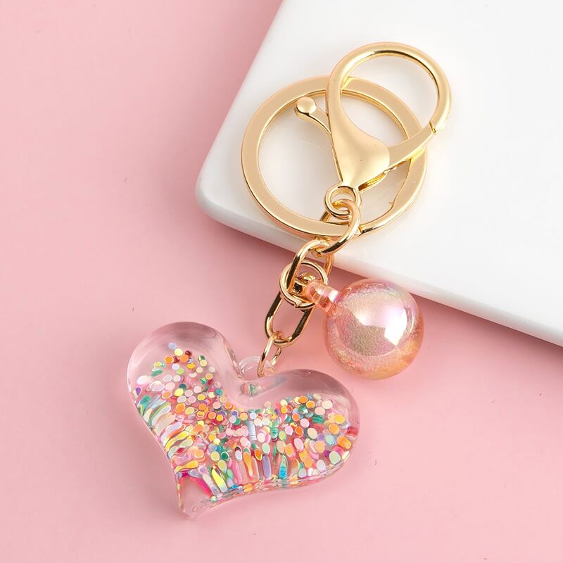 

Heart Design Keychain, Multicolor