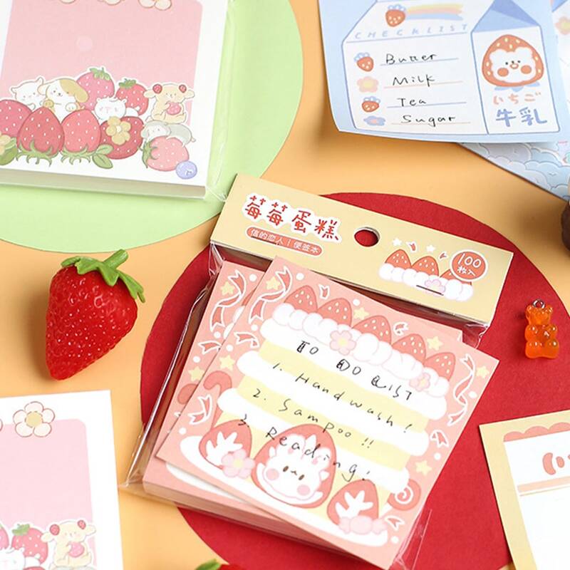 

1pc Cartoon Graphic Random Memo Pad, Multicolor