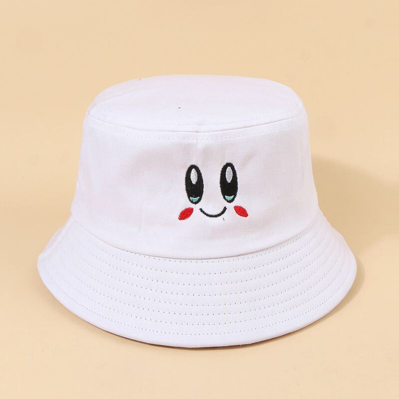 

Cartoon Graphic Bucket Hat, White