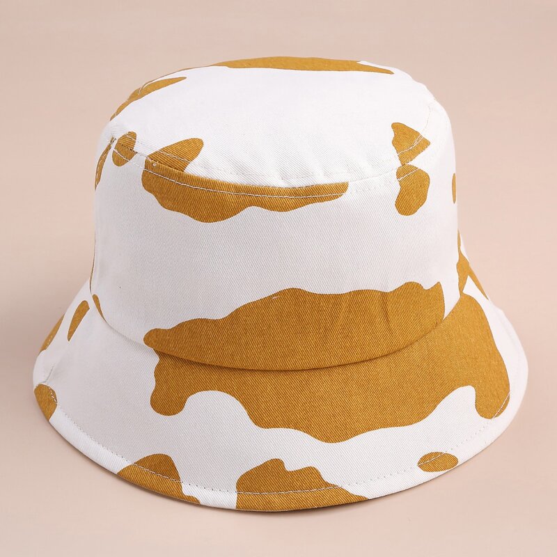 

Cow Print Bucket Hat, Multicolor