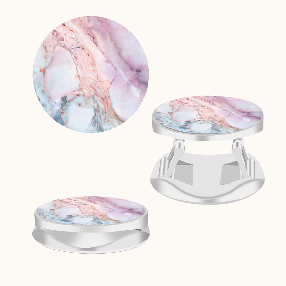 

Marble Pattern Phone Expanding Stand Ring Grip, Multicolor