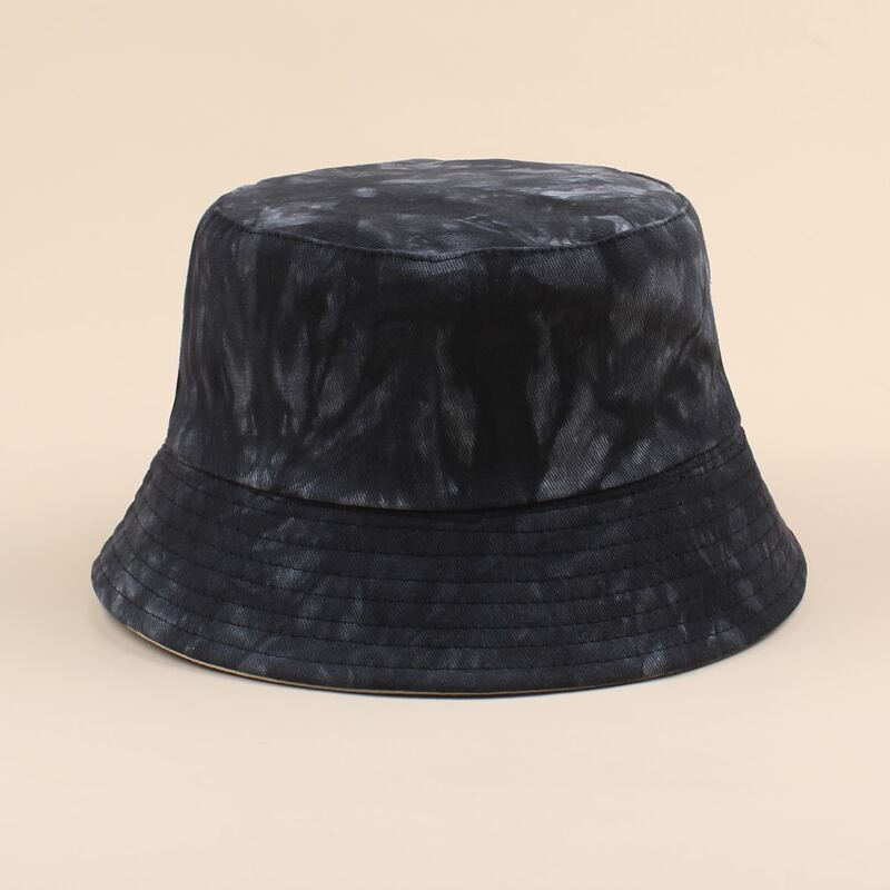 

Tie Dye Reversible Bucket Hat, Black