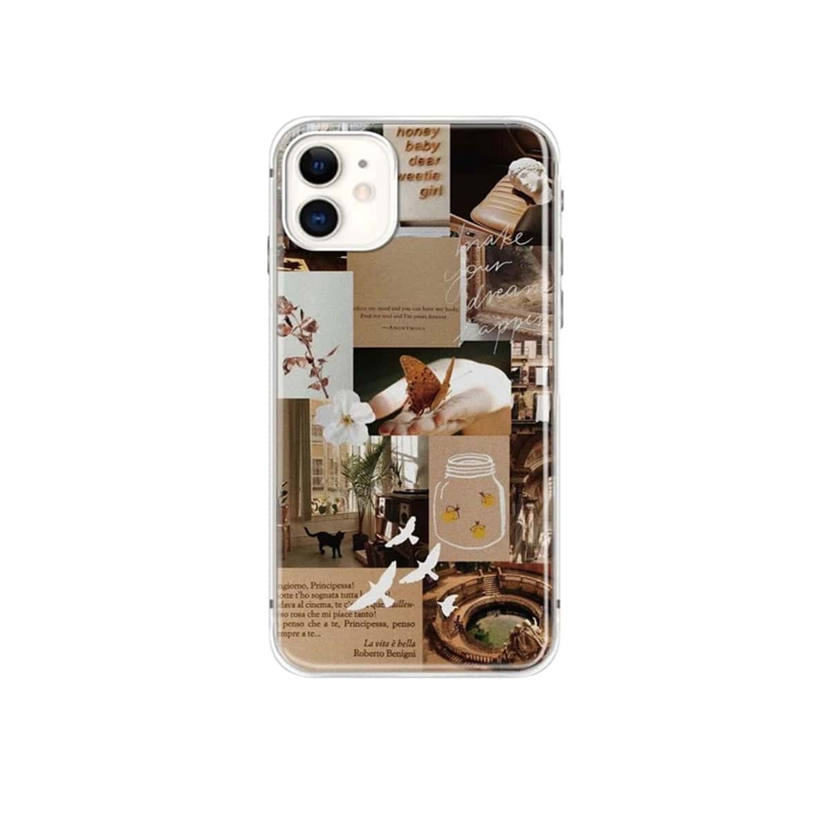 

Aesthetic Collage Phone Case, Multicolor