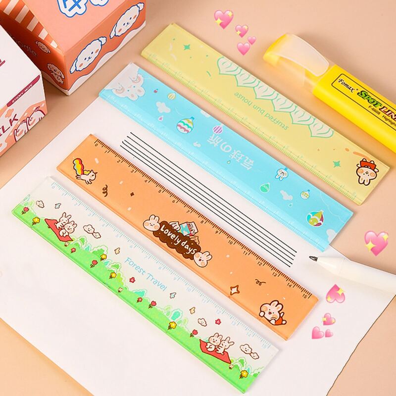 

1pc Random Cartoon Graphic Ruler, Multicolor