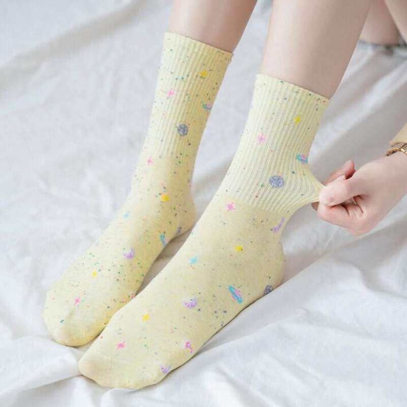 

Galaxy Crew Socks, Yellow