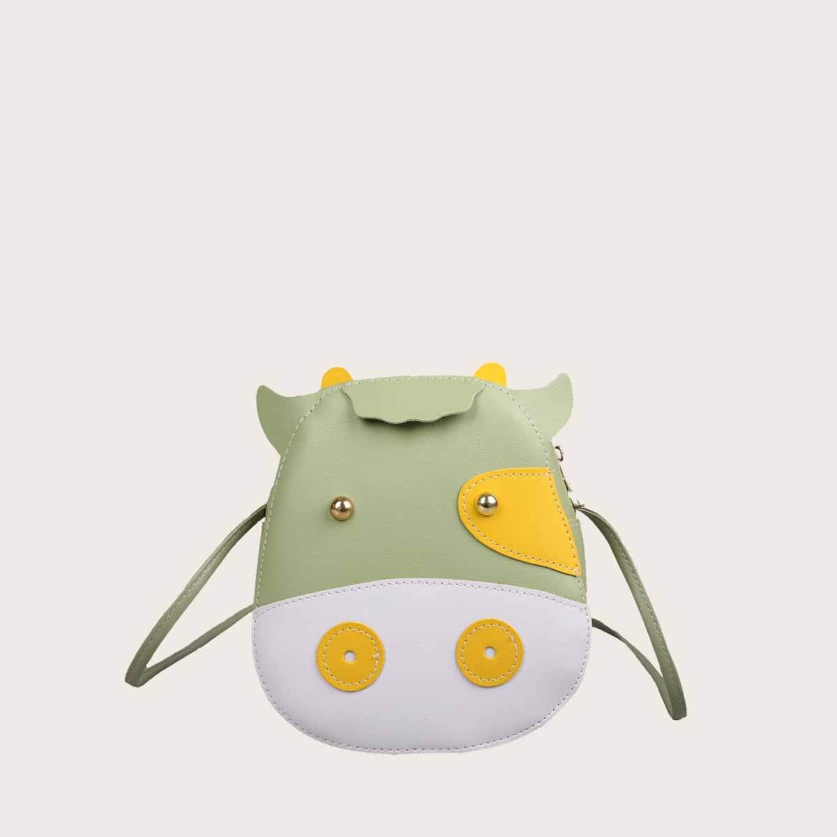

Cartoon Cow Crossbody Bag, Multicolor