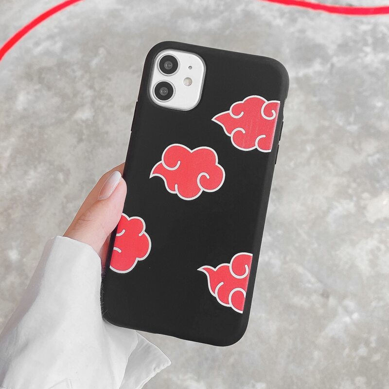

Cloud Pattern Phone Case, Black