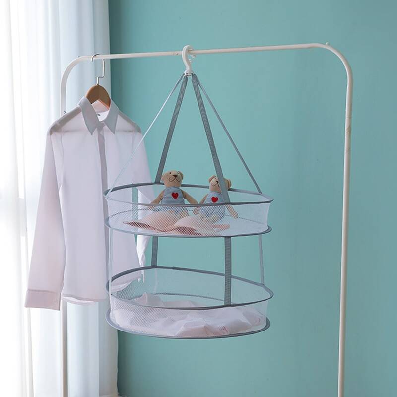 

Hanging Underwear Socks Drying Net, White