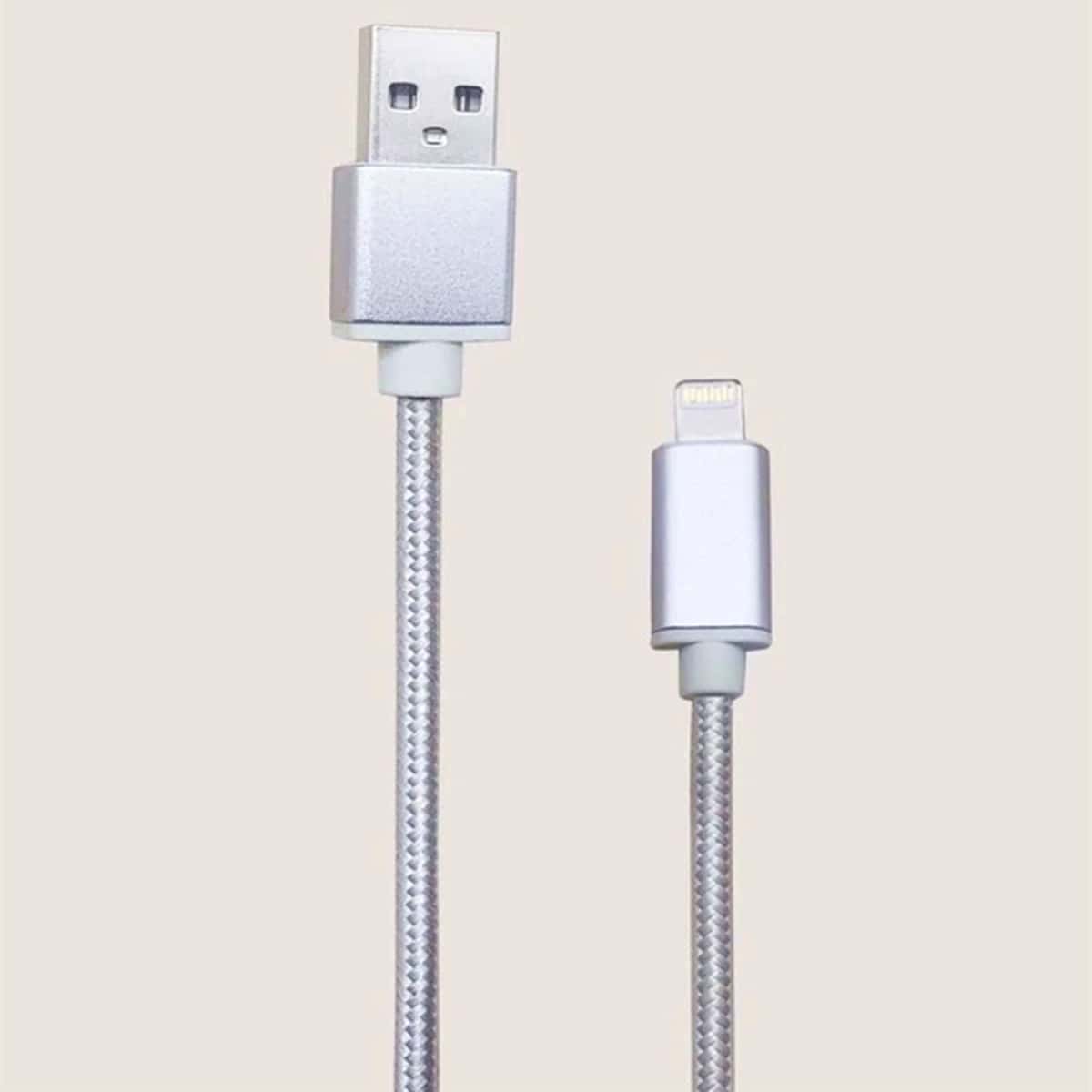 

1pc iPhone Data Cable, Silver