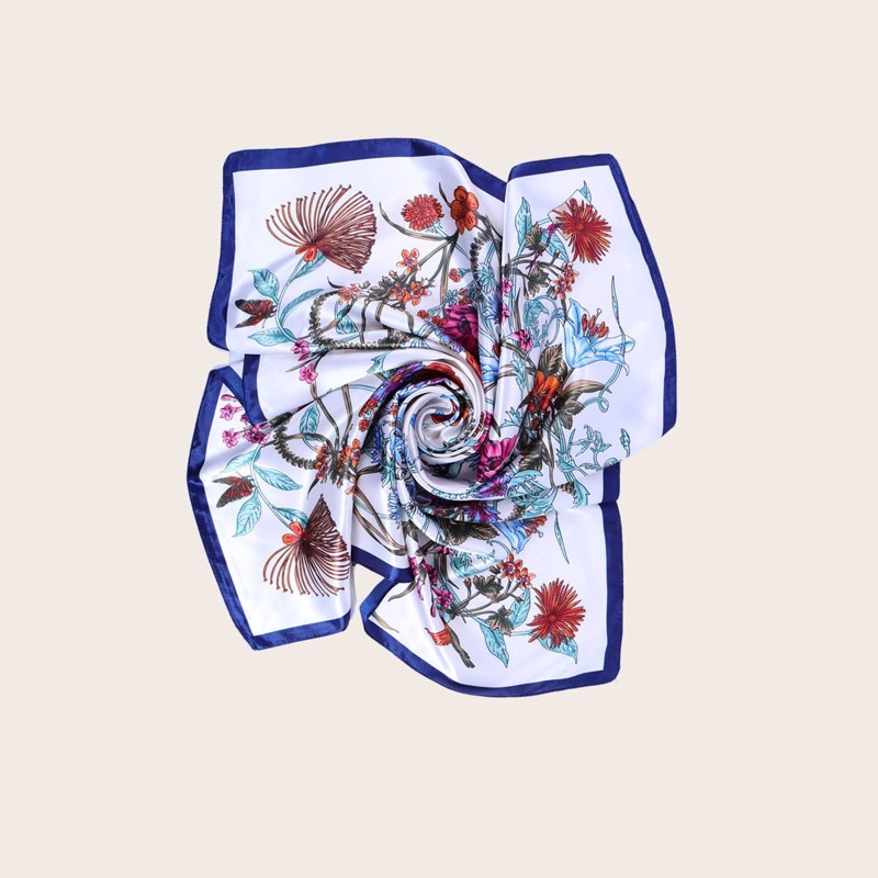 

Floral Pattern Scarf, Multicolor