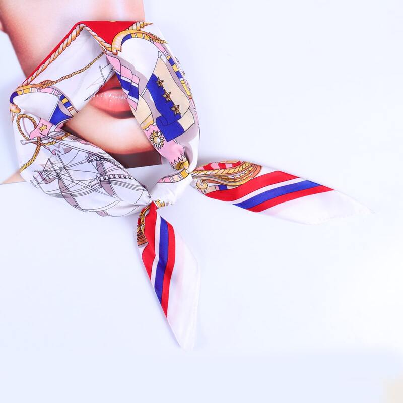 

Anchor & Ship Pattern Bandana, Multicolor