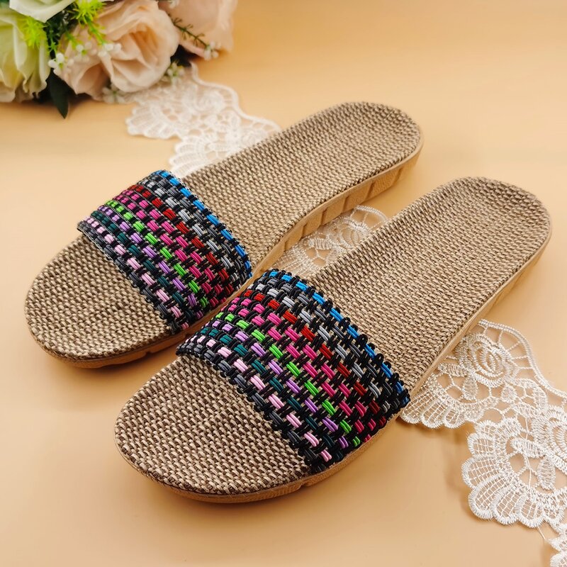 

Colorful Striped Slides, Multicolor