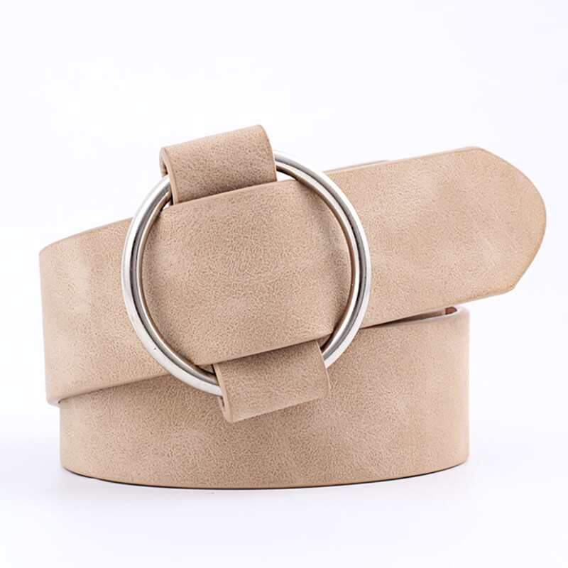 

Ring Buckle Belt, Khaki