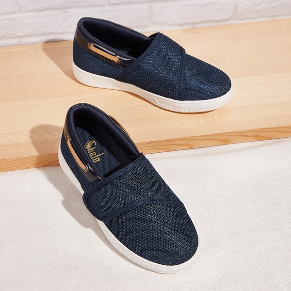 

Boys Minimalist Slip On Sneakers, Navy blue