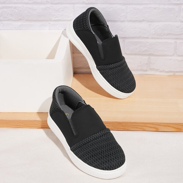 

Boys Slip On Sneakers, Black