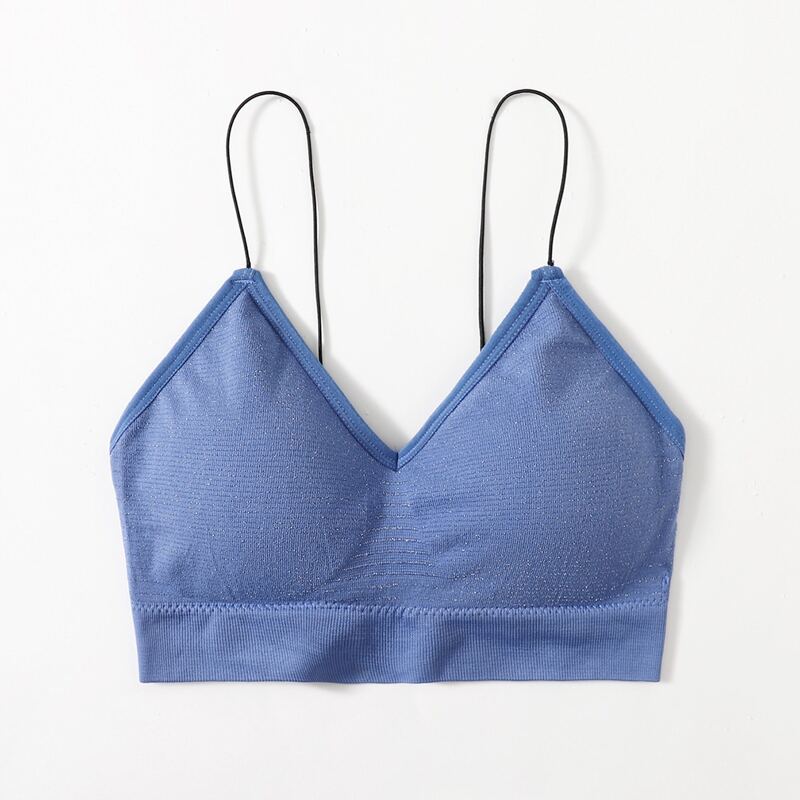 

1pack Simple Bralette, Blue