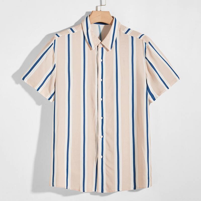 

Guys Striped Print Shirt, Multicolor