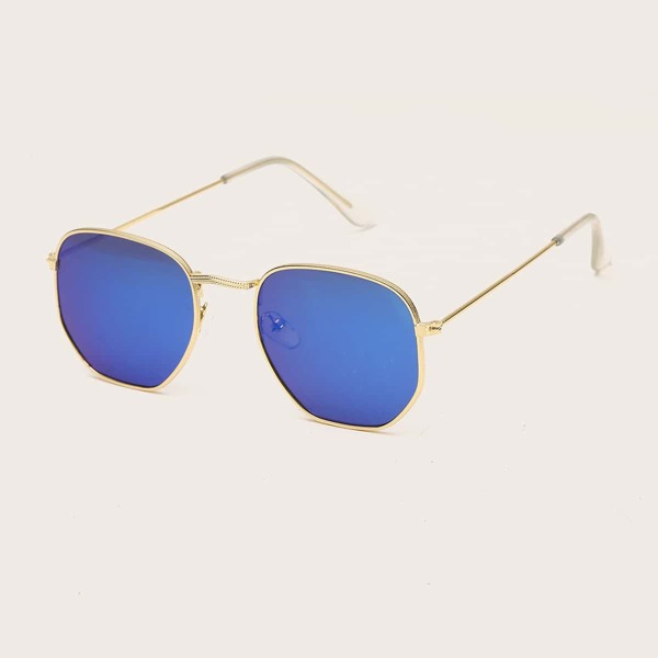 

Men Metal Frame Sunglasses, Blue