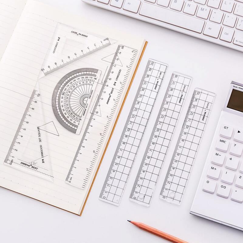 

4pcs Clear Ruler Set