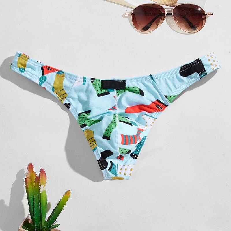 

Guys Socks Print Brief, Multicolor