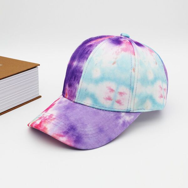 

Men Tie Dye Baseball Cap, Multicolor
