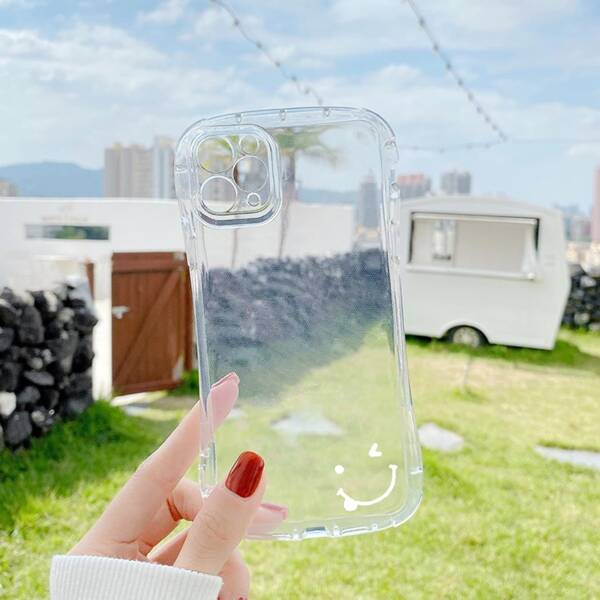 

Cartoon Graphic Clear Phone Case