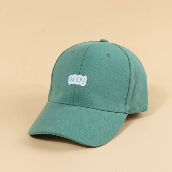 

Men Letter Embroidered Baseball Cap, Green