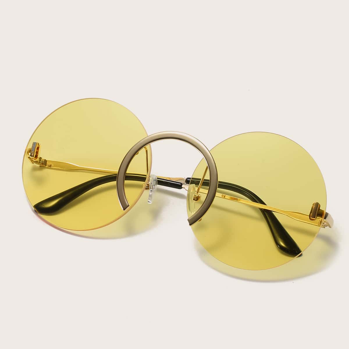 

Round Rimless Sunglasses