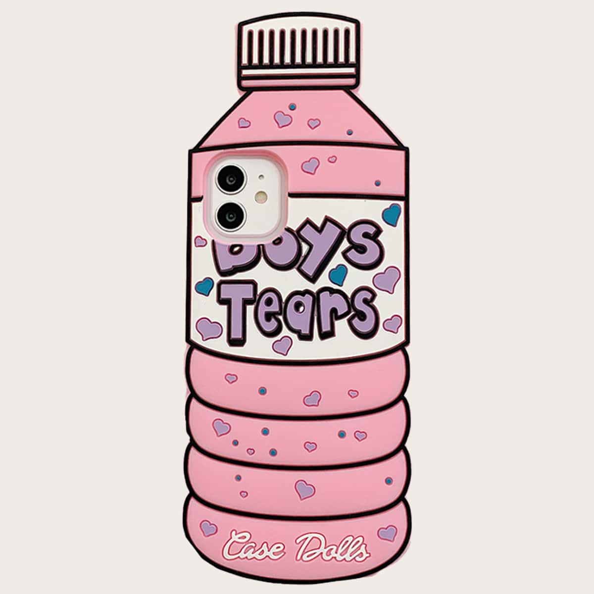 Water Bottle Shaped Phone Case, Pink
