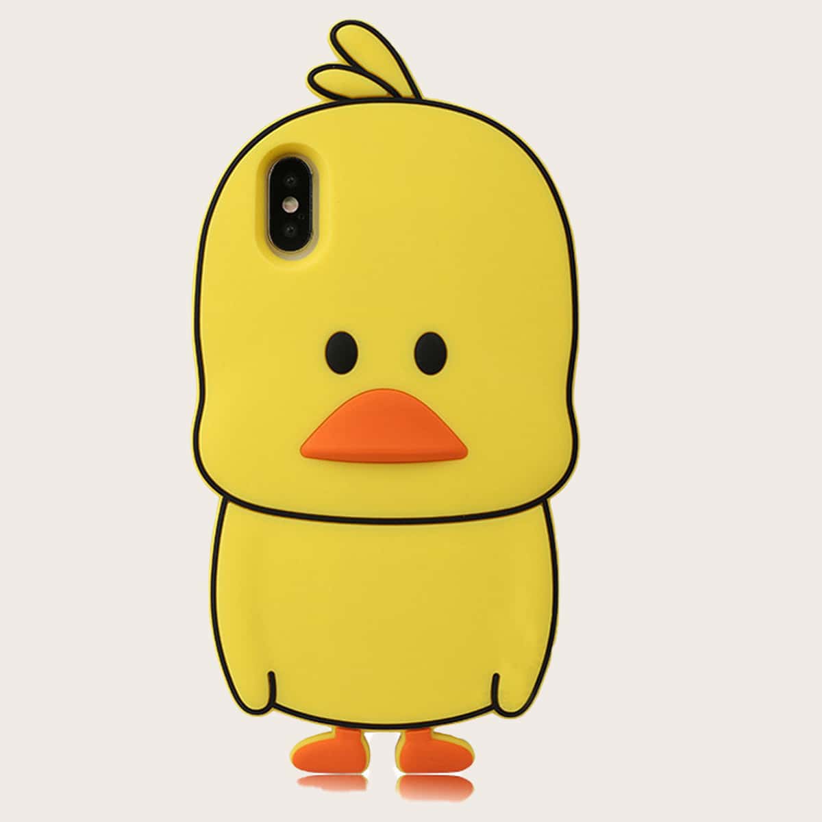 

Cartoon Duck Shaped Phone Case, Yellow
