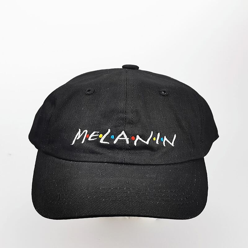 

Letter Graphic Baseball Cap, Black