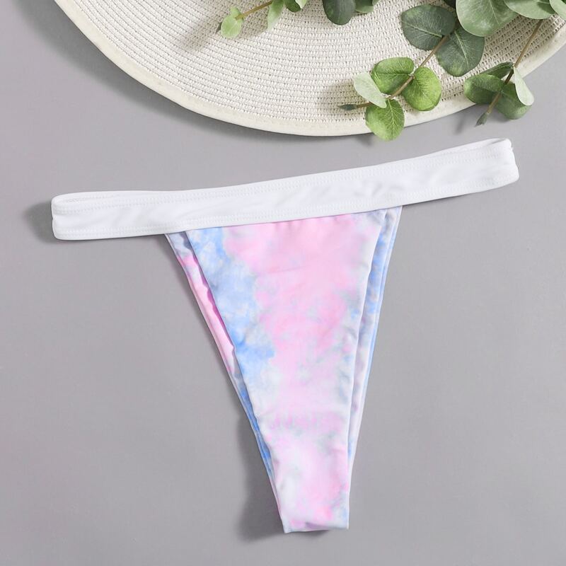 

Tie Dye Tanga Bikini Bottom, Multicolor