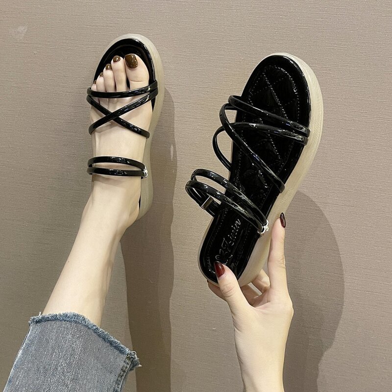 

Two Way Wear Sandals, Black