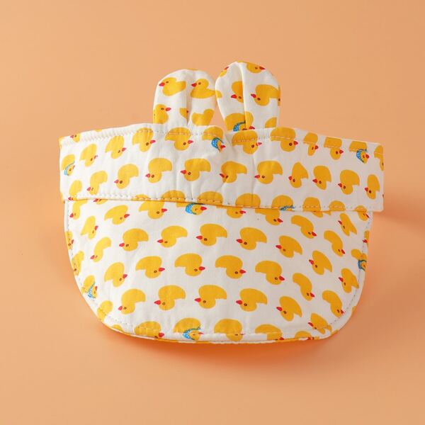 

Baby Cartoon Duck Graphic Visor Hat, Multicolor
