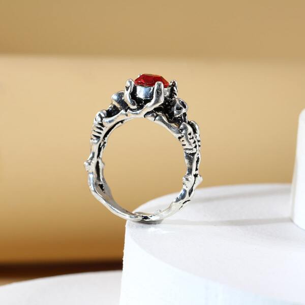 

Skeleton Design Ring, Antique silver