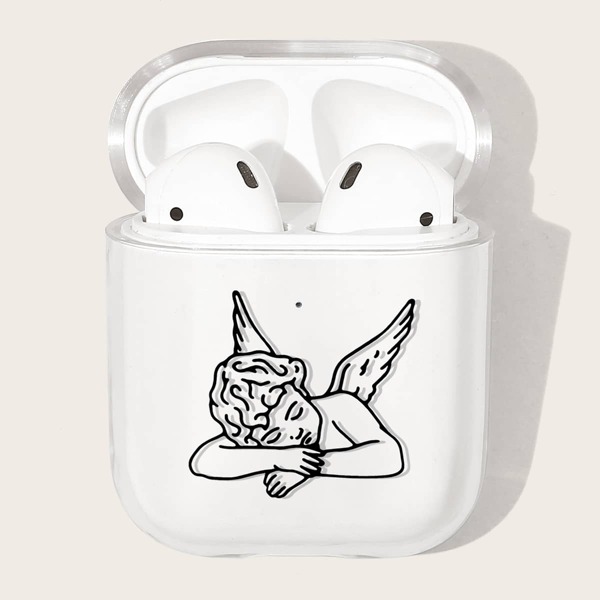 

Angel Pattern Clear Case For Airpods