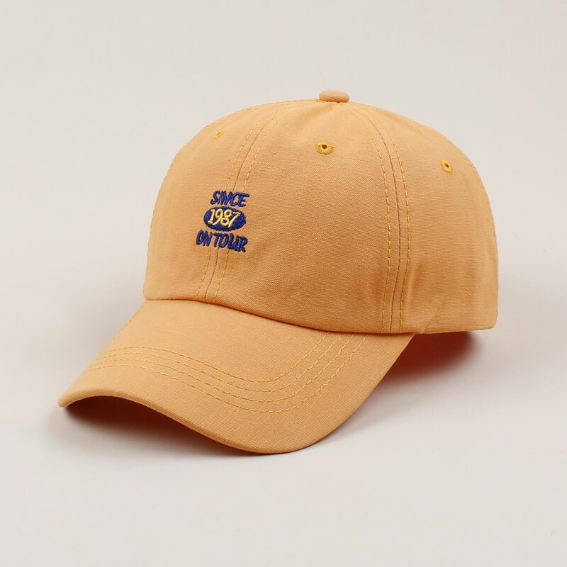 

Letter Embroidery Baseball Cap, Orange