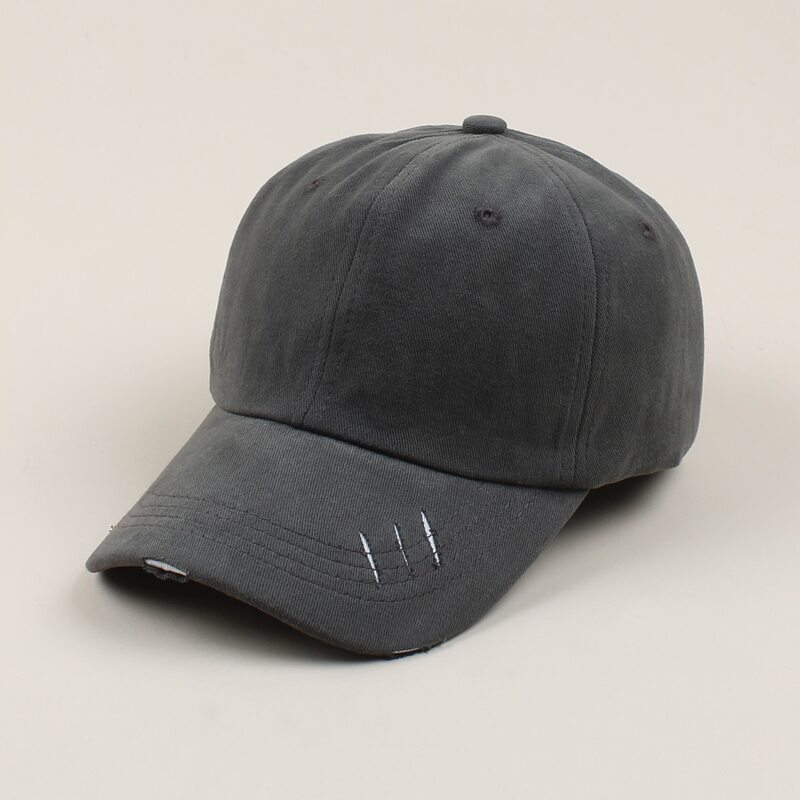 

Ripped Baseball Cap, Dark grey