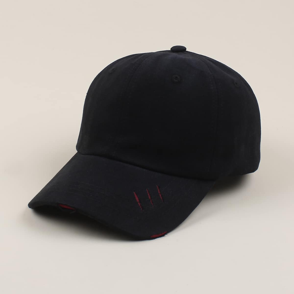 

Ripped Baseball Cap, Black